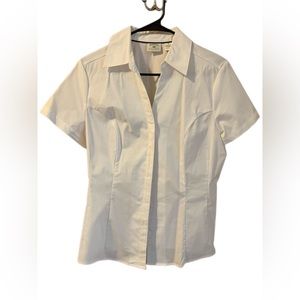 Riders by Lee Short Sleeved White Blouse